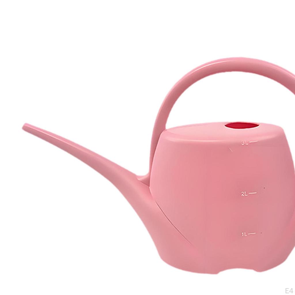 3L Watering Can Long Spout Water Can,Lightweight Sturdy Modern Pot for Indoor Outdoor