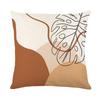 Nordic Morandi Contrasting Print Pillowcase Abstract Lines Minimalist Home Sofa Cushion Cover Bedroom Pillow Cover