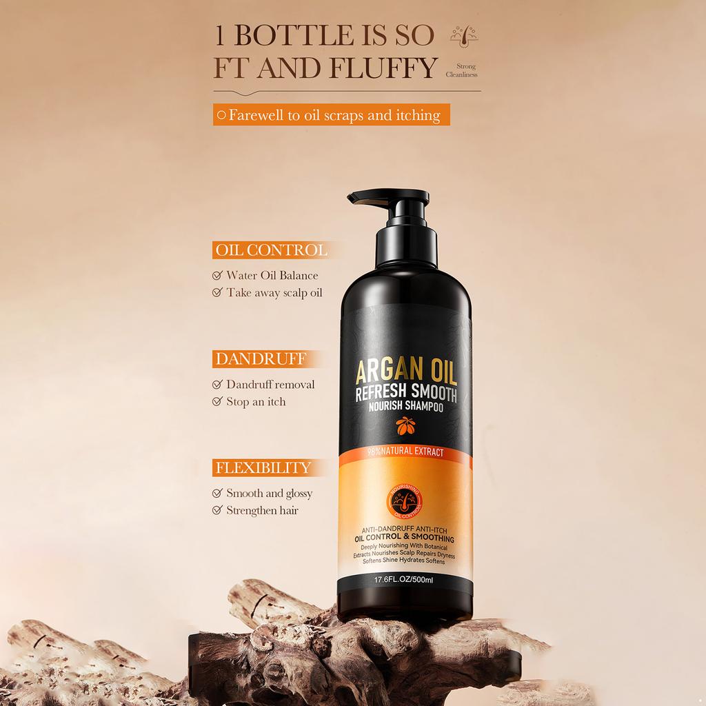 1Pc 500ML Glycerin Shampoo or Conditioner or 500g Hair Mask Moisturizing Strengthening Hair Care for All Hair Types Men Women