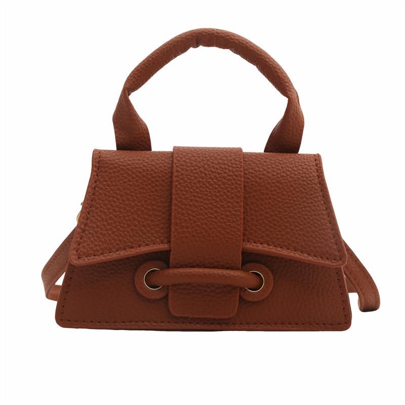 Chic Mini Shoulder Bag For Women Trendy Small Square Bag In Stylish Pu Leather