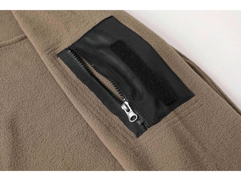 Men's Autumn/Winter Tactical Hoodie - Stand-up Collar, Warm, Loose, Breathable, Solid Color, Plus Velvet, Thickened