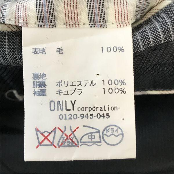 INHALE EXHALE Spring Summer Setup Single Suit Jacket Size 36 Women’s S Gray Stripe(USED)