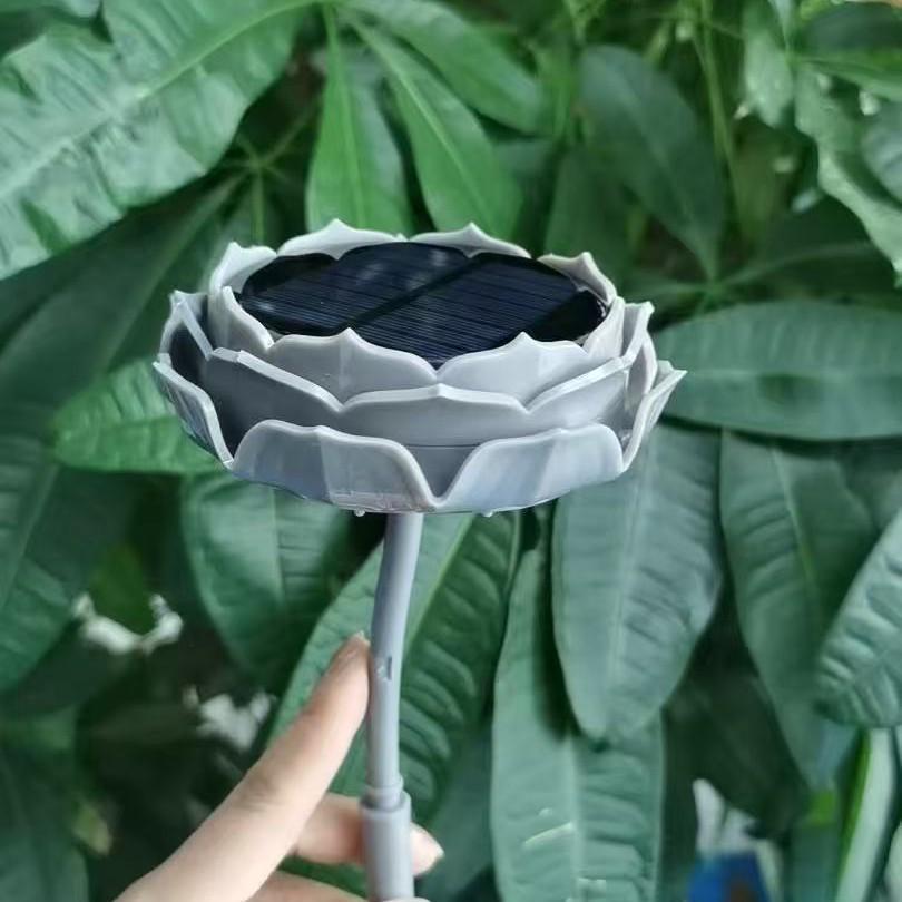 Lotus 24-Hour Solar Outdoor Speaker: Rainproof, Lightning-Protected, Sun & Frost Resistant, High Volume Playback темно-зеленого