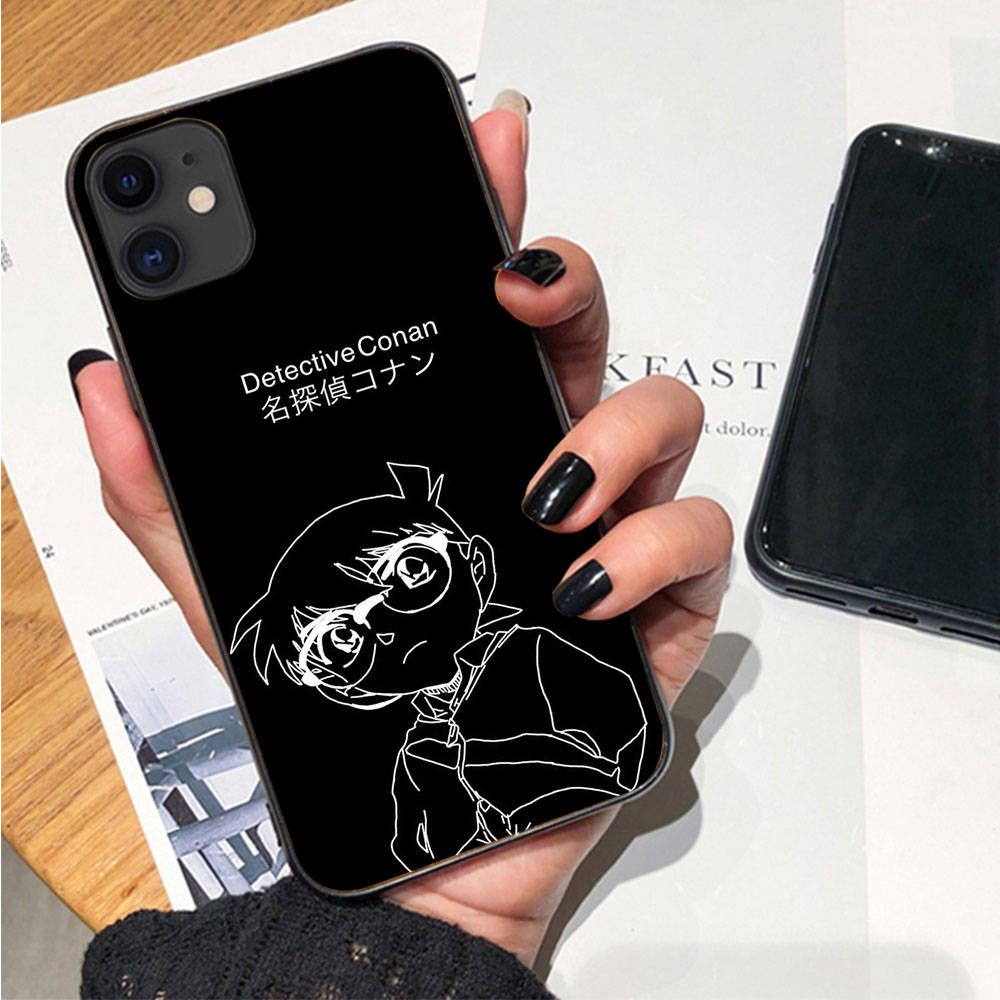 Case for Samsung A04 A14 A23 A34 A54 M23 M33 M52 M53 Realme 10 9 C30S C35 C55 VIVO Y02S Y21 Y51 X80 Pro Transparent Cover WI89 Detective Conan