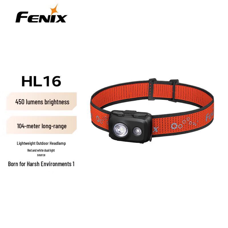 

FENIX HL16 2023 Lightweight 450 Lumen Headlamp