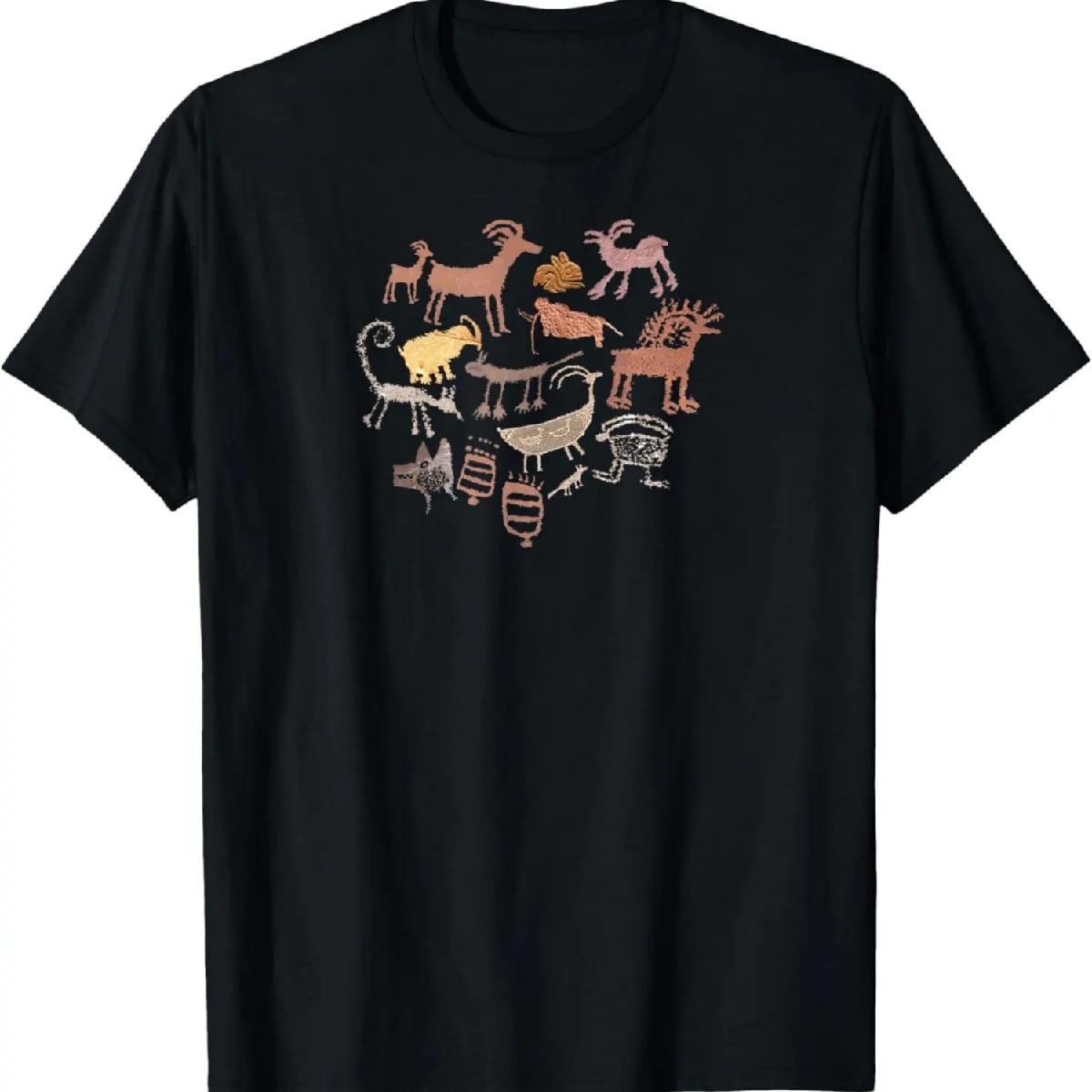 

Animal Petroglyphs. Rock Art XXXXXL різнокольоровий