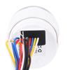 52mm 7000RPM Tachometer with Hourmeter Dynamic 7 Color Backlight DC 9-32V RPM Gauge Versatile Ratio Calibration for Truck Tractor Car RV Boat (White