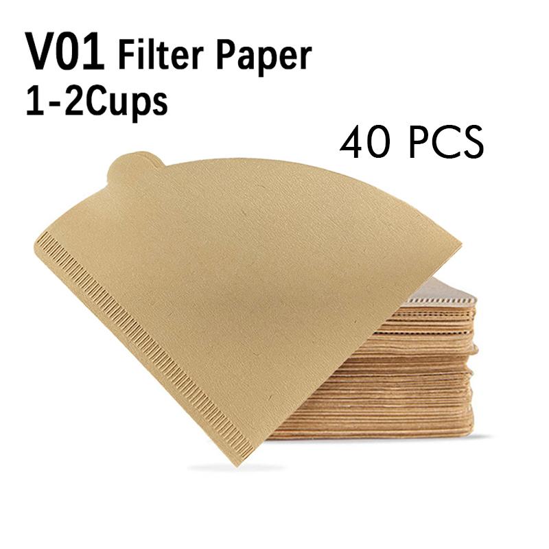 Coffee Dripper Plastic Coffee Filter Cup V shaped Coffee Funnel Spiral Hand Filter Cup Coffee Hand Drip 01/02 Dripper 1-4Cups