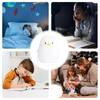 Night Light Cute Penguin Silicone Touch Lamp for Soft Multicolor Glow Bedroom Lamp Led Usb Charging Eye Protection Child Light