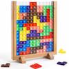 Tetris Montessori Educational Toy, Tetris Building Blocks, Wooden Puzzle, Labyrinth Ball, Brain Training, Time Killer, Educational Puzzle, Intelligenc