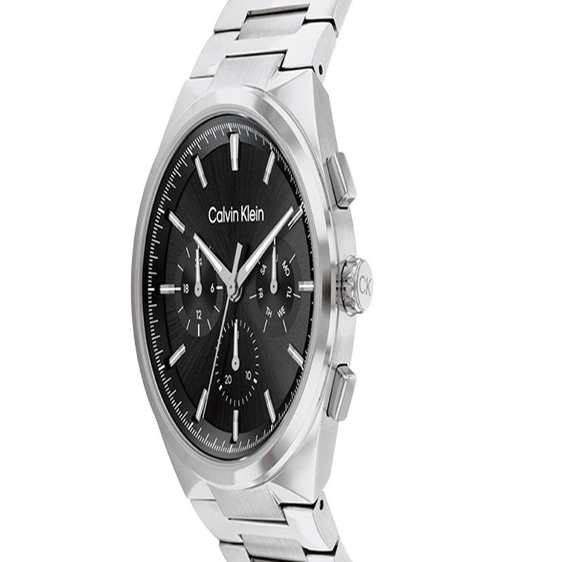 Calvin Klein Watch Quartz Movement Bla Dial Men's Watch 30 Meters Waterproof Casual 25200459