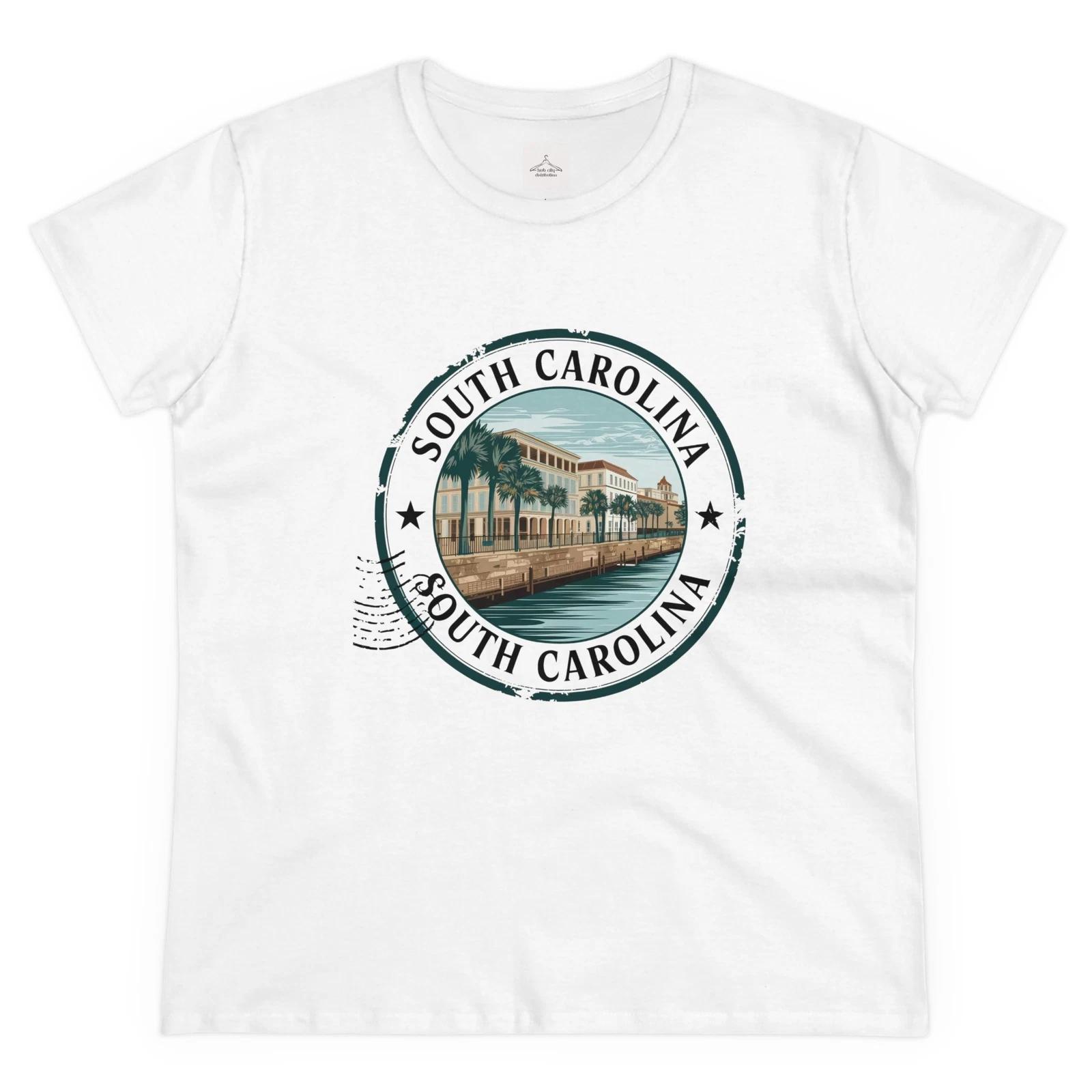 Vintage South Carolina Tee, Retro Southern Shirt, Beach Vacation Top, Local L