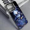 F-Furina G-Genshin I-Impact Colorful Silver Back Phone Case For IPhone 17 16 15 14 13 12 11 Plus Pro Max Plus