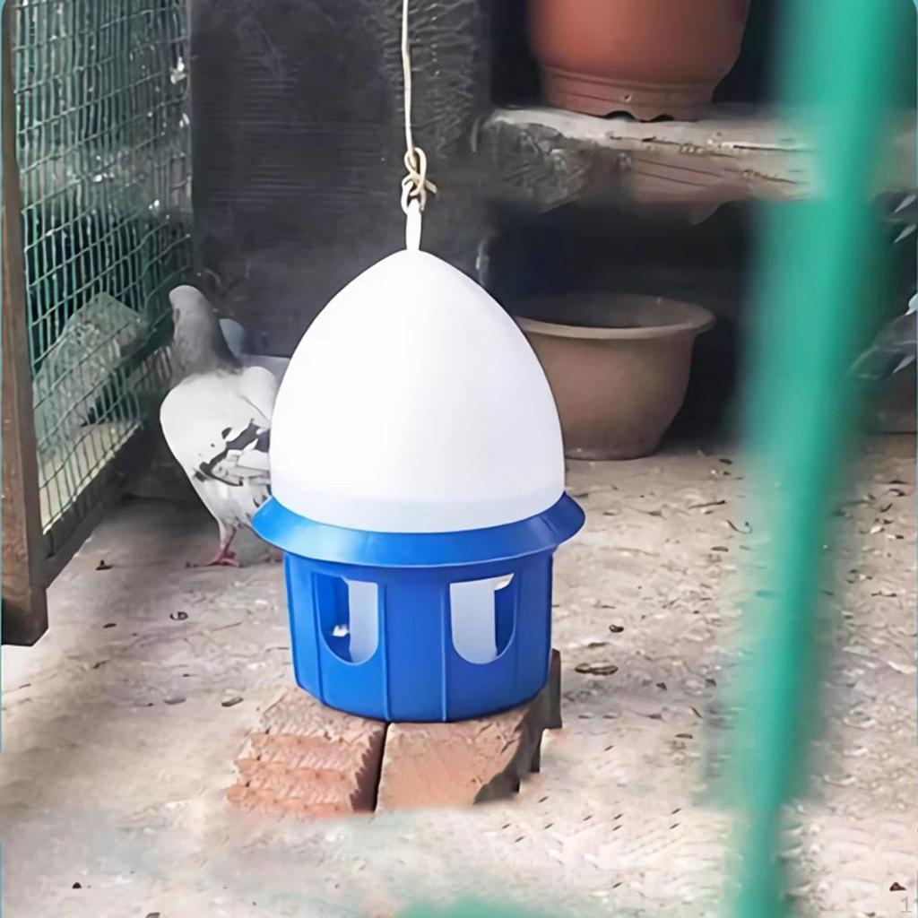Pigeon Drinker Bird Water Bucket Cage Accessories Dispenser for Peacock