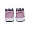 Jordan Air Jordan 1 Puppy Fragment Anti-Slip Wear-Resistant Low-Top Vintage Basketball Shoes Women's Black Pink 553560-131(Team85-)