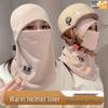 Winter Warm Women's Cycling Windproof Face Mask Helmet