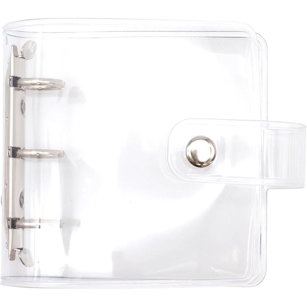 Kamio Japan Clear Seal Binder Mini 231304 Transparent Portable Organizer