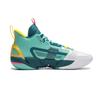 Li Ning BadFive 4 Cushioning Abrasion Resistant Breathable Mid Top Basketball Shoes Men's Green White ABFU015-12