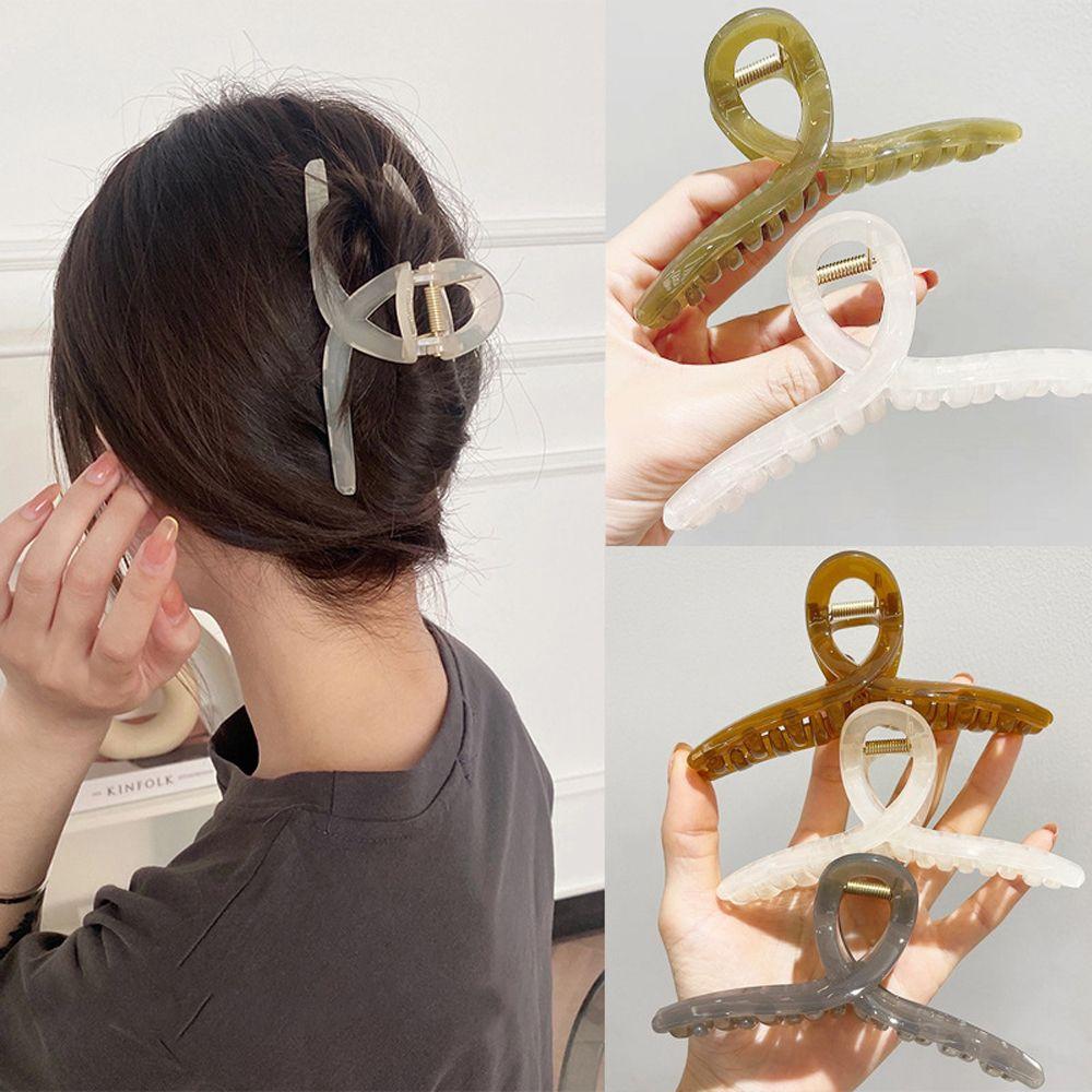 Clip Headdress Hair Crab Women Hairpins Female Barrette Korean Hair Clip Hair Claws for Thick Hair