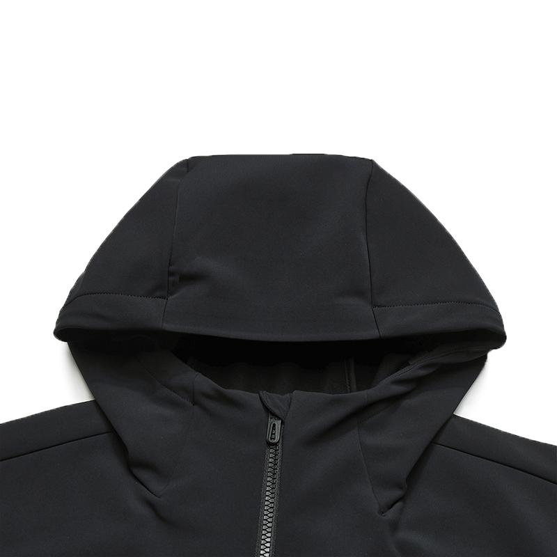 Fila Fitness Casual Commuting Outdoor Sports Versatile Duck Down Warm Lightweight Woven Two-Piece Hooded Down Jacket Men Outerwear A11M541708FBK