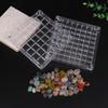 A Collection Of Natural Stones Storage Box For Children'S Experiments, 1Set Of Minerals And Gems For Creativity Gift