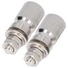 2PCS Binding Post Silver Alloy Contact No Insulation Power Grounding Terminal Post 50025