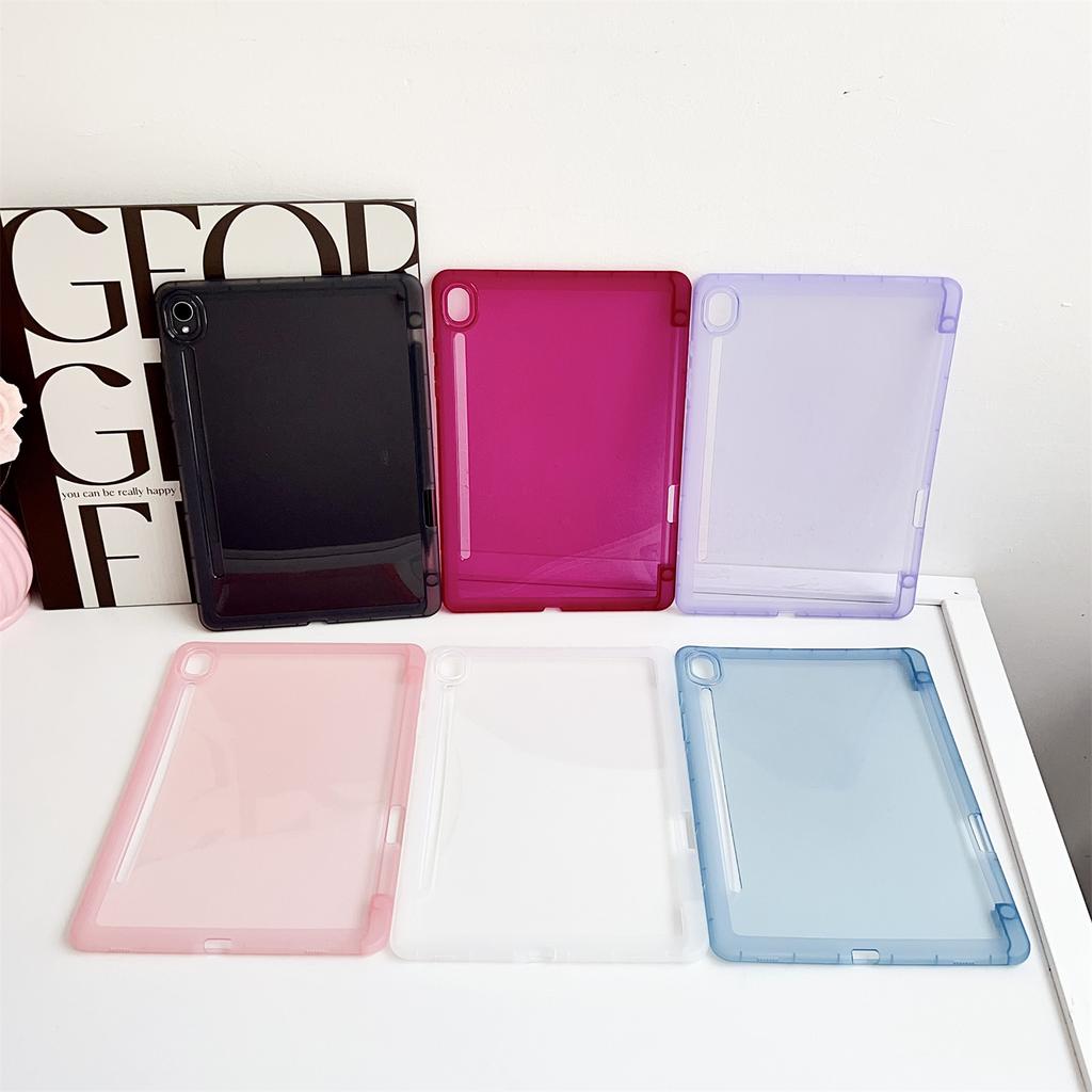 For Samsung Galaxy Tab S9 Case Clear TPU Anti Drop Tablet Cover with Pencil Holder