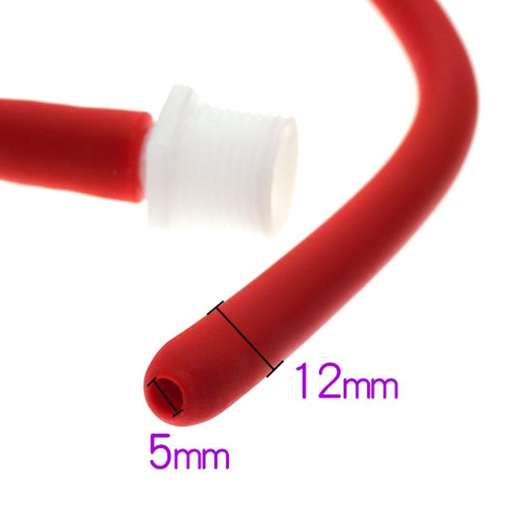 Colonic Cleansing Shower Douche Anal Rinse Vaginal Cleaning Tool Reusable Silicone Enema Shower for Head Easy to Use