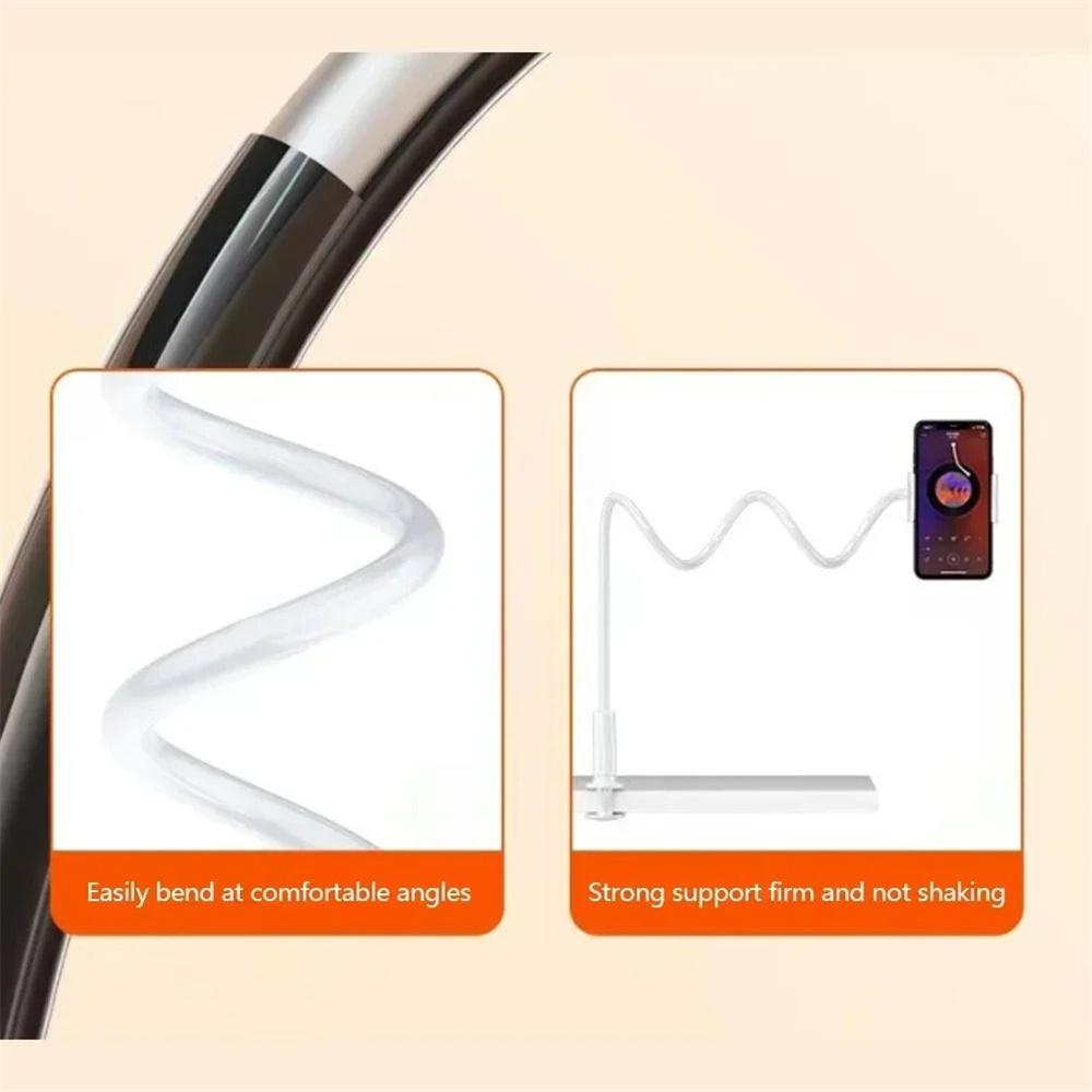 Universal Flexible Arm Clip Adjustable Lazy Mobile Phones Mount Portable Home Bed Desktop Bracket Smartphone Mount Mount Stand