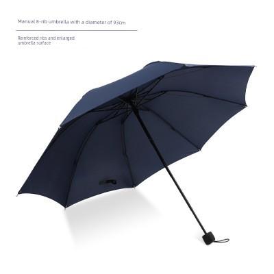 Large Ten-Rib Folding Umbrella for Two People, Business Use, Sun and Rain Protection, Sunshade Umbrella, Bulk Advertising Printing