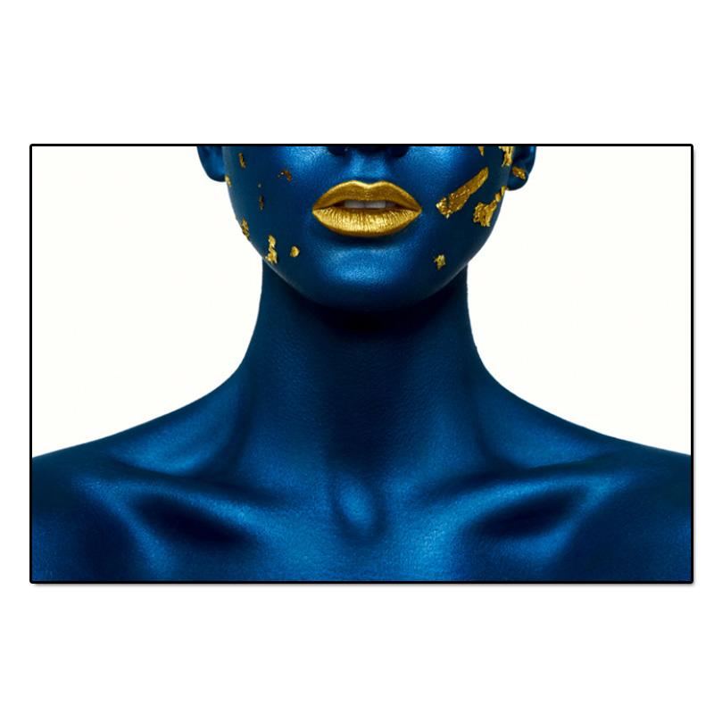 Modern Sexy Nude Girl Black Golden Art Nordic Posters and Prints Canvas Painting Wall Art Pictures For Living Room Cuadros Decor