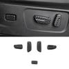 Carbon Fiber Car Seat Button Switch Cover Trim For Isuzu D-Max Dmax 2021 2022