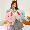 Cartoon Plush Dolphin Toy Sofa Cushion Children Marine Animal Doll Home Decor
