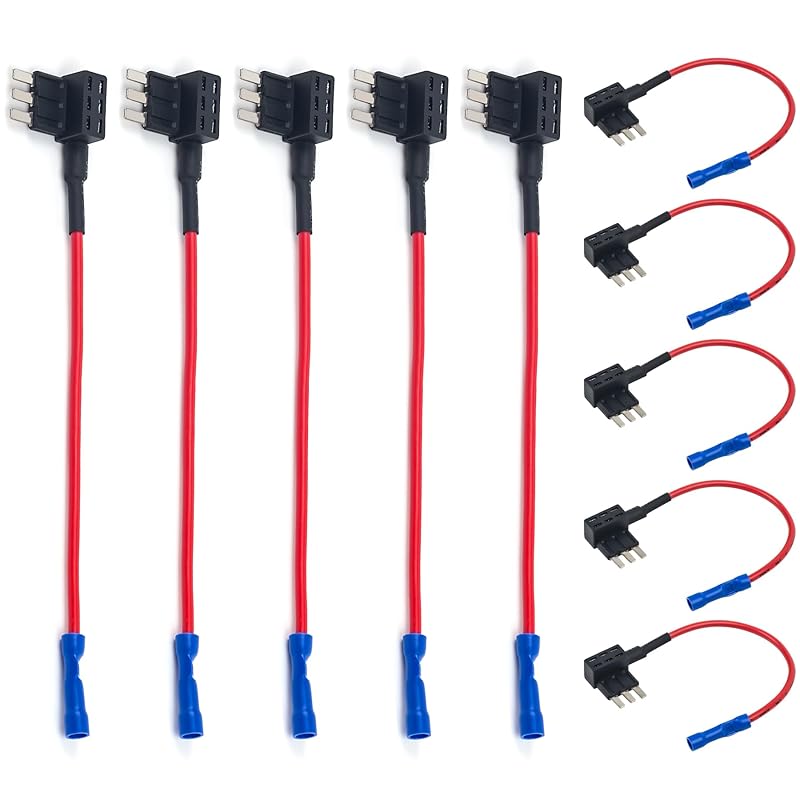 2pcs Micro3 ATM ADD A-Circuit Fuse Tap Link, 3 ATM Micro 3 Fuse Tap for Cars, Trucks, Boats