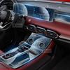 For JETOUR X70 PLUS -2024 Car Interior Center Console Transparent TPU Protective Film Anti-scratch Sticker