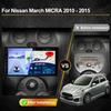 Per Nissan March MICRA 2010-2015 Autoradio Android Lettore Video Multimediale Navigazione GPS Carplay Schermo Touch Stereo Auto Sistemi Intelligenti