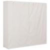 Wardrobe White 173 x 40 x 170 cm Fabric