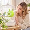 Hanging Small Pet Bed Plush Parrot Bed, Warm Hammock, Cozy Hideout Winter Cave Indoor Sanctuary for Animal Cage Accessory Sugar Glider Hamster