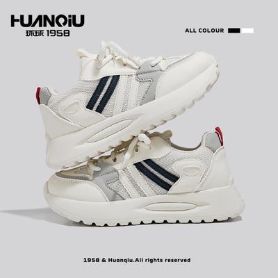 Global Genuine 22 Summer New Mesh Breathable Sports Shoes Thick Sole Shock Absorption Comfortable Forrest Gump Shoes
