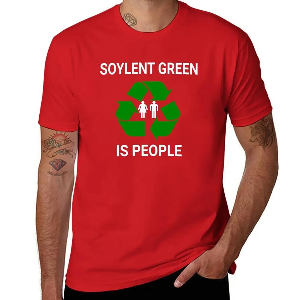 Soylent Green Je Lidé Tričko hippie oblečení letní topy korejská móda tričko pánské
