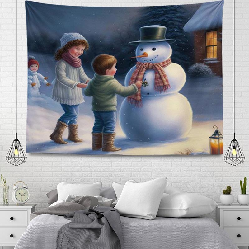 Weihnachtsserie zum Aufhängen, Stoffteppich