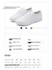 Spring New Women's White Lace-Up Casual Korean Shoes