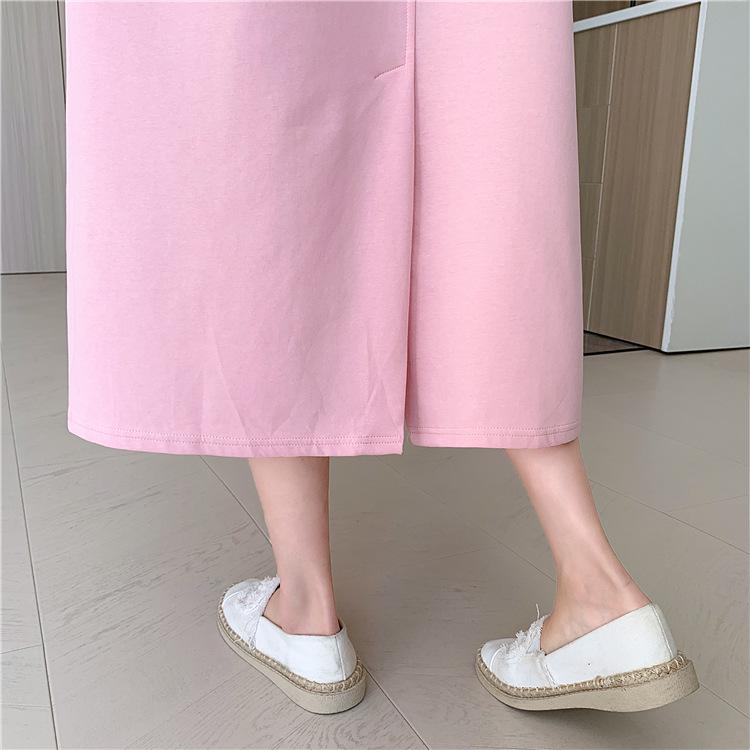 2024 Spring/Summer Plus Size Women's Embroidered Loose Cotton Dress