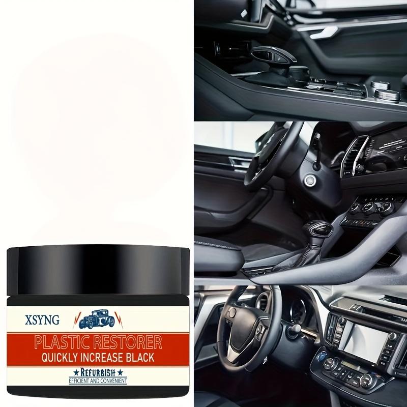 Auto-Innenraum-Reparaturwachs, multifunktionales Kunststoffpflege-Wachs, Armaturenbrett, Sitze, Mittelkonsolen-Pflegemittel, geeignet für Autositzbezüge