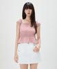 MIXXO Gingham Check Smocking Blouse_Miwbwg602G
