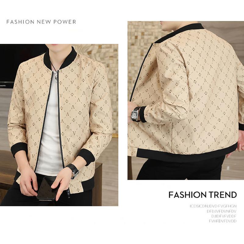 Men's Jacket Spring/Autumn 2026 New Slim Fit Short Casual Versatile Jacket