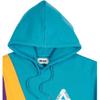 Palace Sweeper Hoodie Colorblock Unisex Tops Teal Gold Purple P14CS018