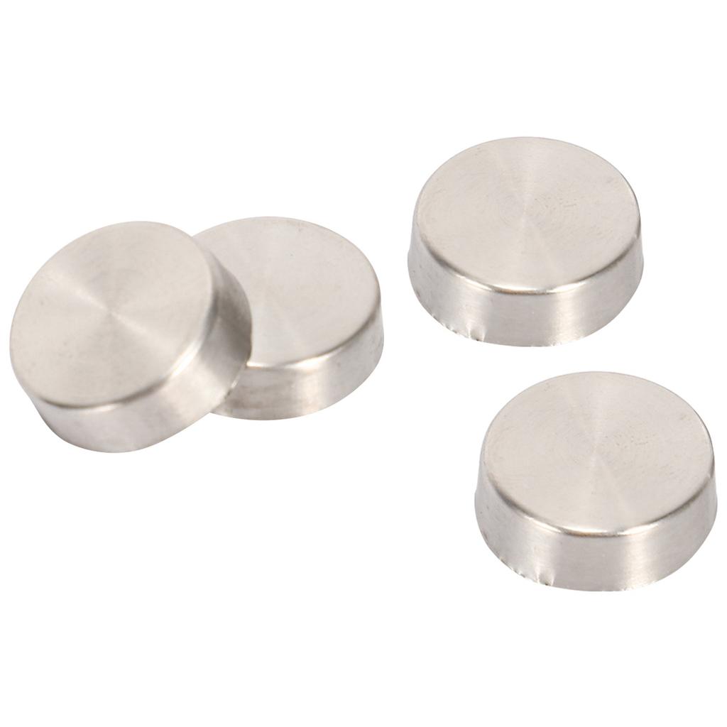 A84X-16 Mm Stainless Steel Mirror Nails Screw Cap (160 Pieces)