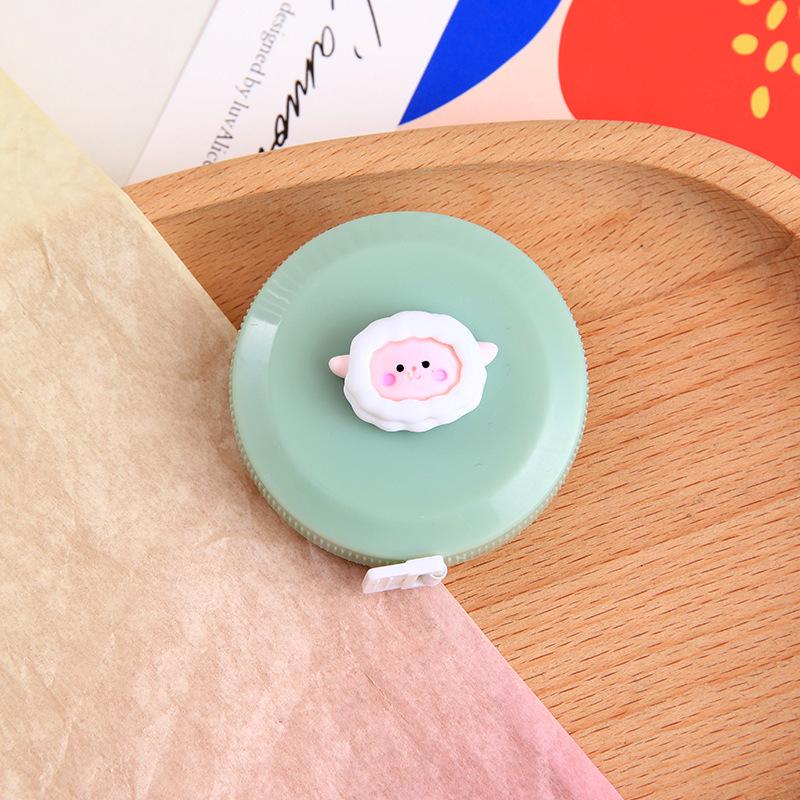 Cartoon Mini Retractable Tape Measure - Portable and Soft for Clothes and Body Measurements
