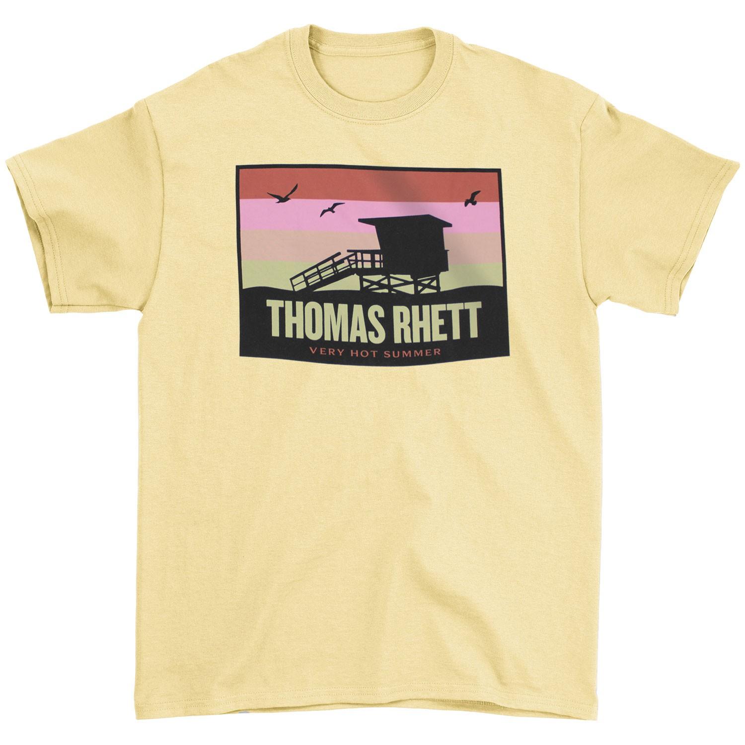 

Men s Thomas Rhett Very Hot Summer T-Shirt Mens Womens Tees Top Yellow 4XL